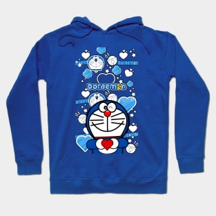 doraemon love happy Hoodie